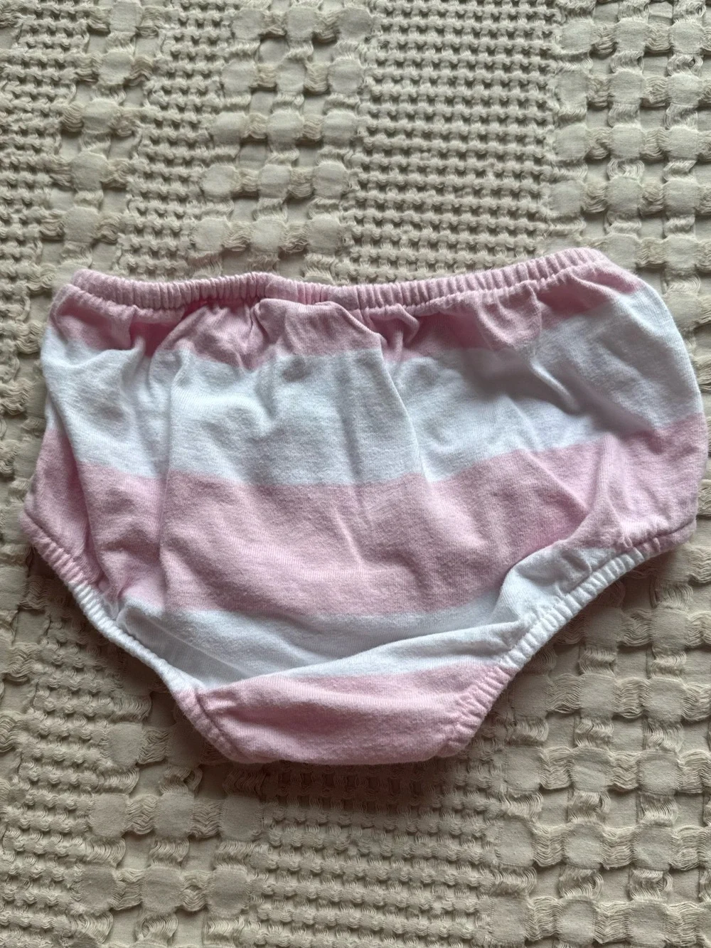 Ralph Lauren Pink and White Striped Polo Dress with Matching Bloomer